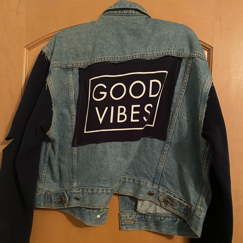 Custom Vintage Jean Jacket One of A Kind